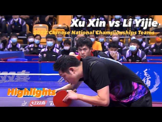 Xu Xin 许昕 vs Li Yijie 李艺杰 | 2022 Chinese National Championships (MT-Final) Highlights