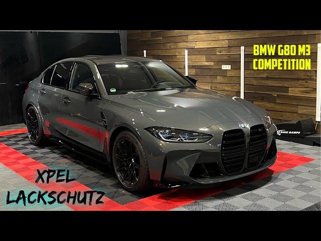 BMW G80 M3 XPEL Ultimate Plus Lackschutzfolierung PPF CarWrapping by CR CarWrapping in Würzburg