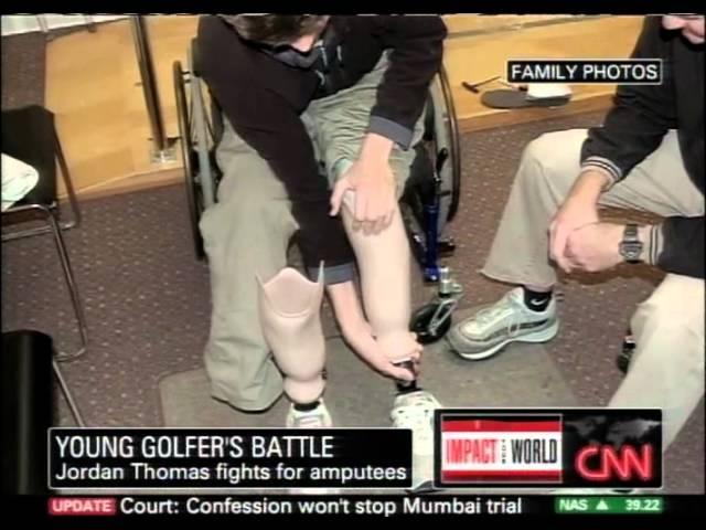 CNN Young Golfer's Battle: Jordan Thomas