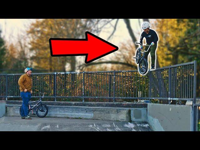 BACK TO SENDING IT! (already almost died)
