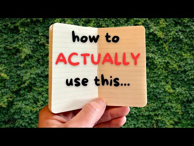 How To Remember EVERYTHING with a Pocket Notebook