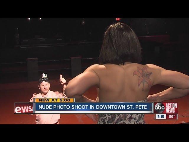 Photographer stages nude photo shoot in downtown St. Pete