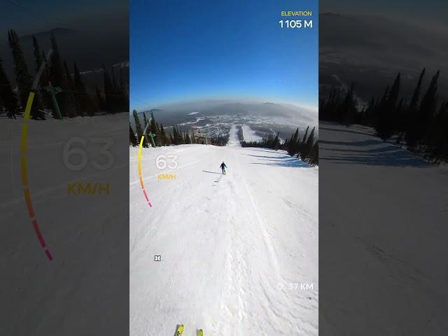Лучшая трасса Шерегеша для карвинга