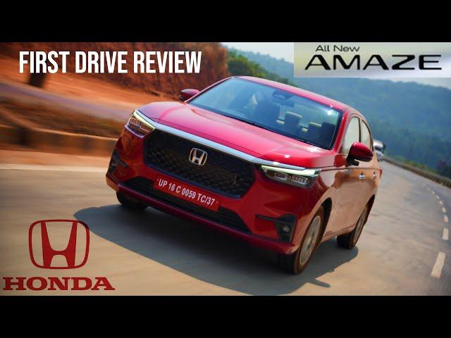 2025 Honda Amaze First Drive Review | CVT i-VTEC Shifts @6K rpm