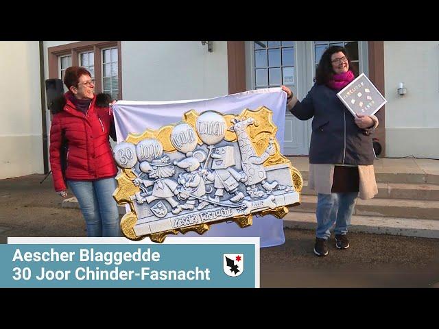 «30 Joor Chinder-Fasnacht» eine Blaggedde für die Binggis - Birsstadt-TV Aesch