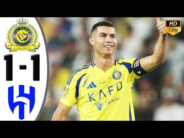 Al Nassr vs Al Hilal 1-1 Highlights & All Goals 2024 HD