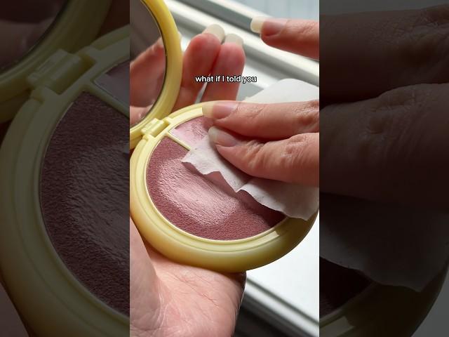 How to sanitize your cream or powder type makeup #makeuptips #makeup #canada