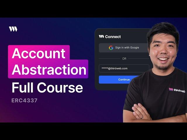 Web3 Developer Full Course: Account Abstraction - ERC4337 [2024]