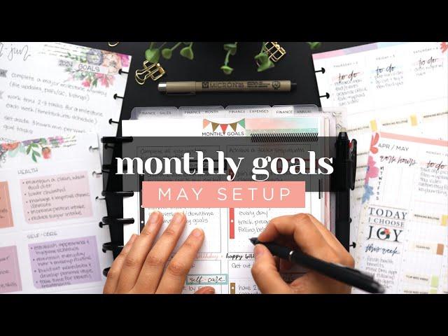 GOAL SETTING 2024 :: May Monthly Goals Setup for Productivity and Success