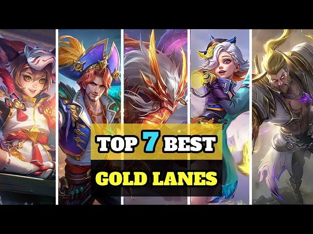 Top 7 Best Gold Laners For Carrying In Solo Rank | Mobile Legends