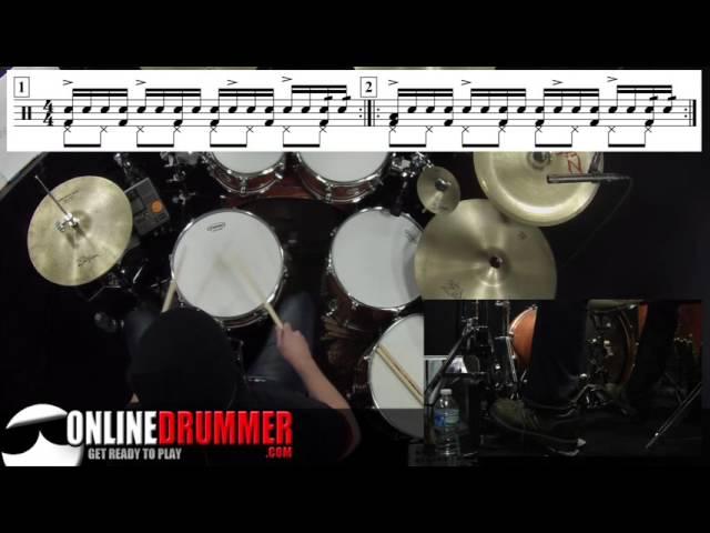 Drum Lesson - Sixteenth-Note Snare Groove