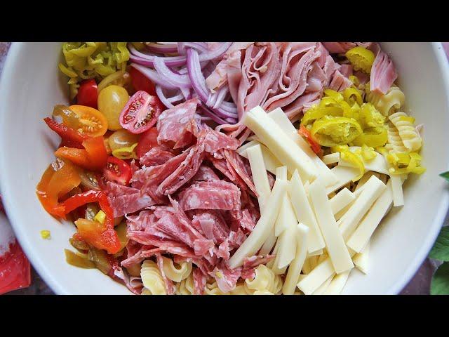 Grinder Pasta Salad - Recipe by Laura Vitale