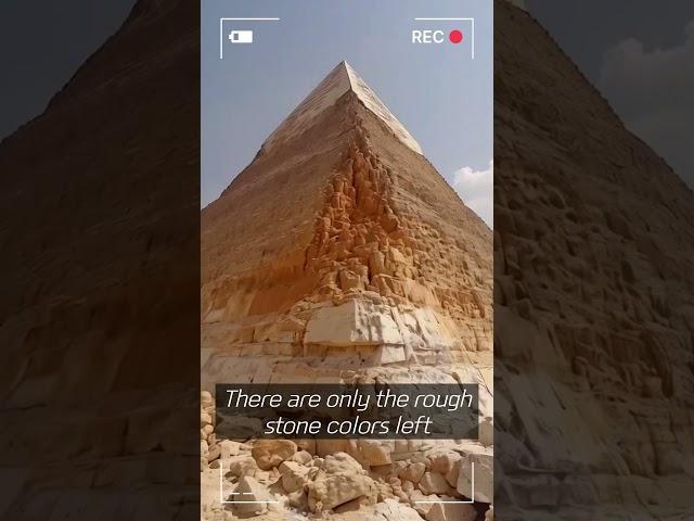 The Pyramid's Hidden Truth: It wasn't ochre? [A.I.F interesting fact] #shorts