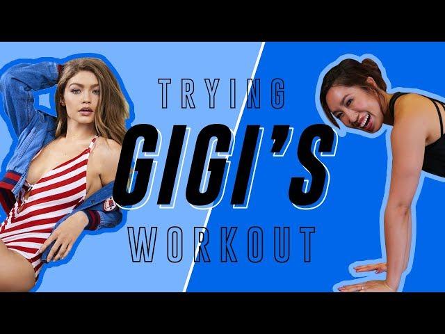 Gigi Hadid's No Equipment Travel Routine | Cassey Tries Celebrity Workouts