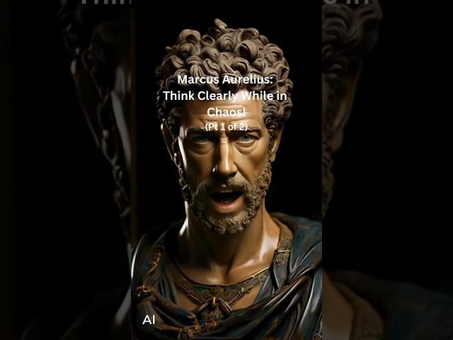 5 LESSONS on How to Think Clearly (stoicism by Marcus Aurelius) #shorts #marcusaurelius #stoicism