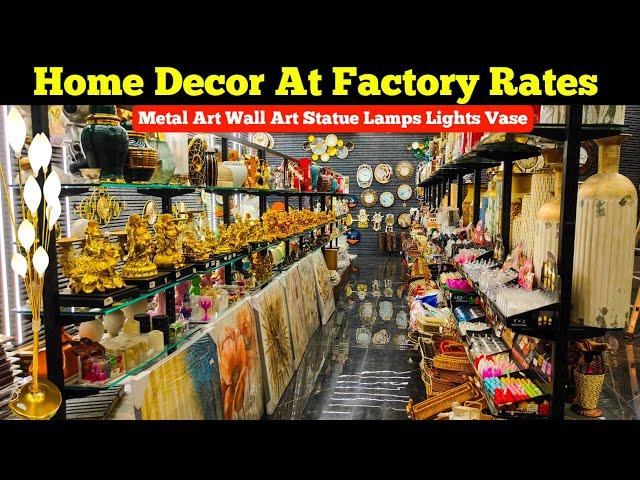 Home Decor Items Direct From Factory in Sadar Bazar Home Decor Market | Wall Art Fountain Lamps