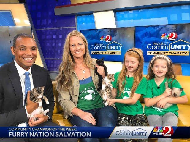 Furry Nation's WESH 2 News segment & LIVE appearance at end Oct. 2019