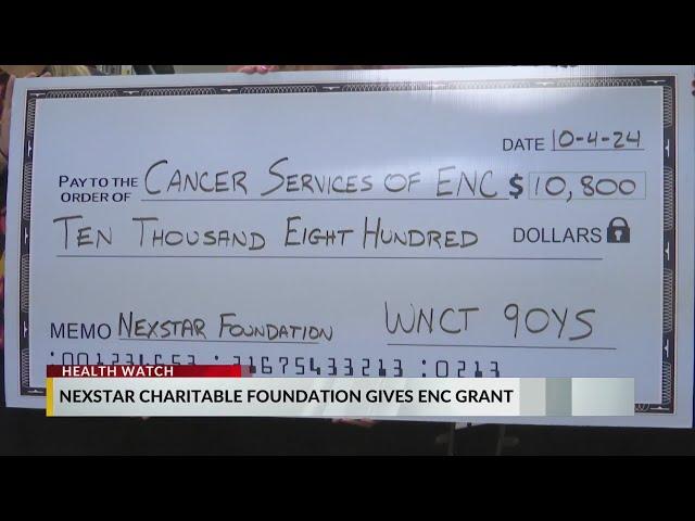 Cancer Services of Eastern NC receives grant from Nexstar Charitable Foundation