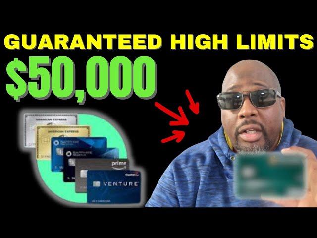 Easiest $50,000 High Limit Credit Cards Guaranteed Approval To Get Out Of Debt