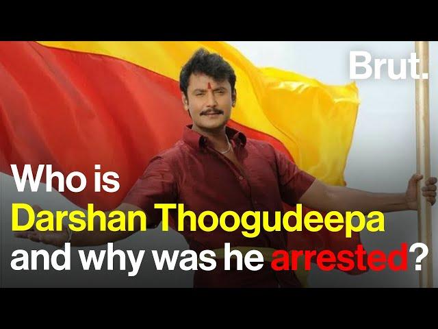 Who is Darshan Thoogudeepa and why was he arrested?