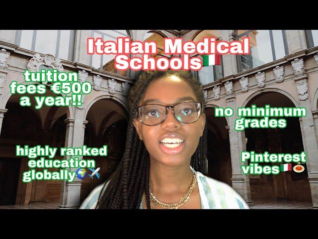 MEDICINE ABROAD! HOW TO GET INTO ITALIAN MEDICAL SCHOOL €500/YR! EU MEDICINE UNIVERSITIES