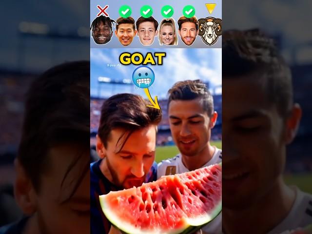 Footballers Food Challenge + GOAT 