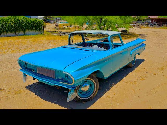 Painting a 1960 El Camino it’s original colors after being abandoned 30 years!