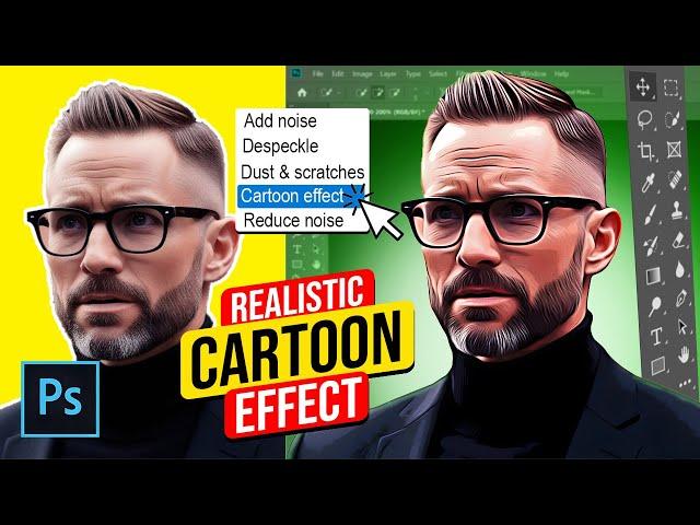 How to Turn Photos into Cartoon Effect in Photoshop - Photoshop Tutorial