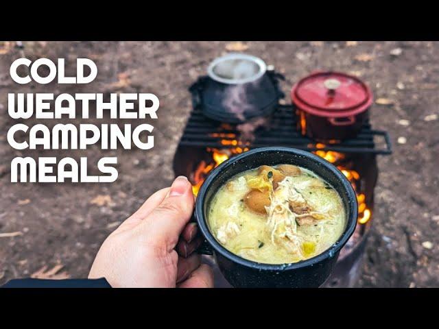 Cold Weather Camping Meals | Camping Meals for Family | Campfire Cooking