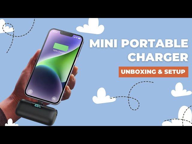 Mini Portable Charger 5000mAh; Fast Charging Power Bank