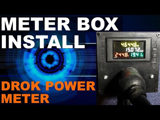 The Meter Box Power Meter Install 240V for GPU Miners