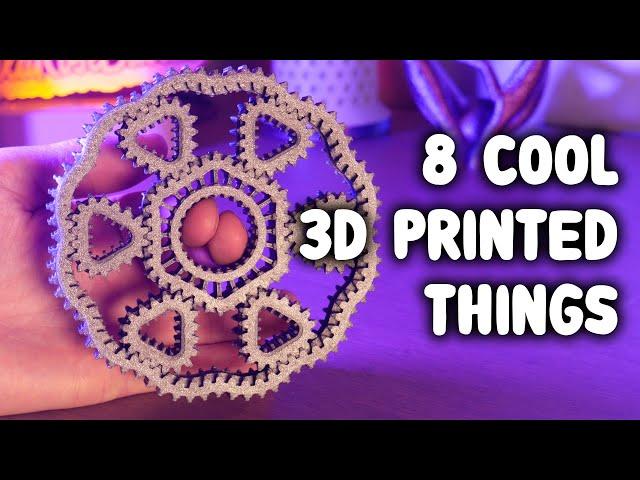 8 Awesome 3D Printed Things // TIMELAPSES on the ELEGOO Neptune 4 Plus 3D Printer