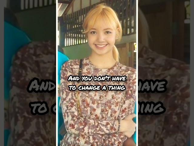 No scars to your beautiful edit by me ( lisa version  ) #lisa #kpop #blackpink #blink