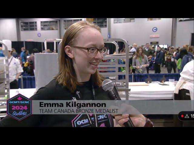 Skills Compétences Canada 2024 Livestream Interview with Emma Kilgannon