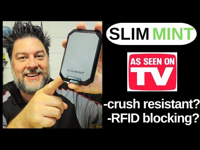 Slim Mint wallet review. RFID blocking as seen on TV wallet [530]