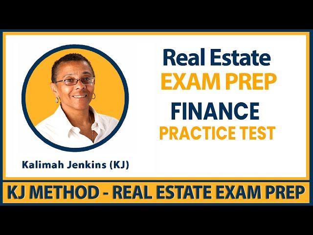 Real Estate Exam Prep - Finance Practice Test