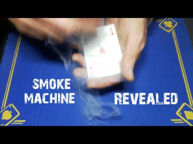 Build your own magic smoke machine for under $10/card trick tutorial