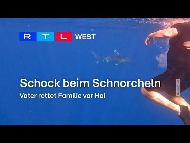 Ägypten-Urlaub: Vater rettet Familie vor Hai | RTL WEST, 08.04.2024