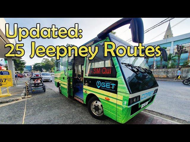 Iloilo City - Updated Jeepney Routes (25 Jeepney Routes)