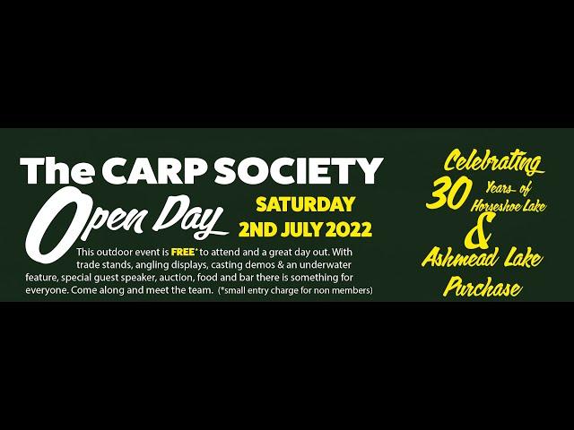 CARP SOCIETY OPEN DAY 2022