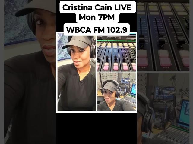 #ComingSoon Cristina Cain LIVE on WBCA 102.9FM ️ Monday's at 7PM #BOSTON #radioshow #God