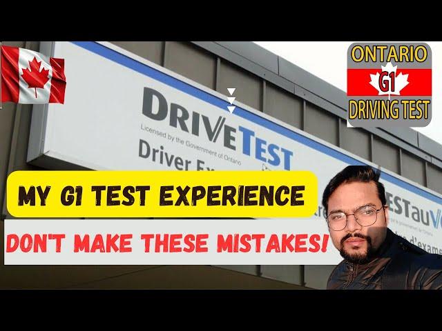 G1 Test Ontario 2024 | Ontario G1 Practice Test | G1 Ontario | G1 Driving Test