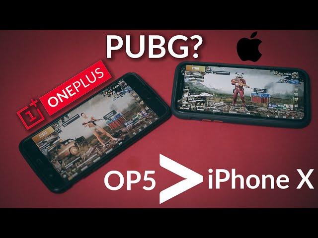 PUBG on iPhone X/OnePlus 5 in 2020