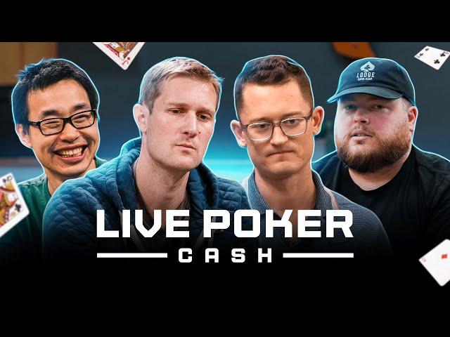 Brad Owen Plays $10/25 LIVE Poker with Efan, Big Daddy Chaz, & T1000!