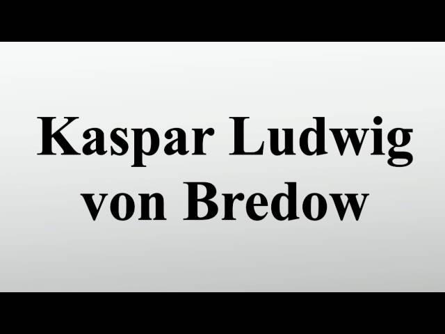 Kaspar Ludwig von Bredow