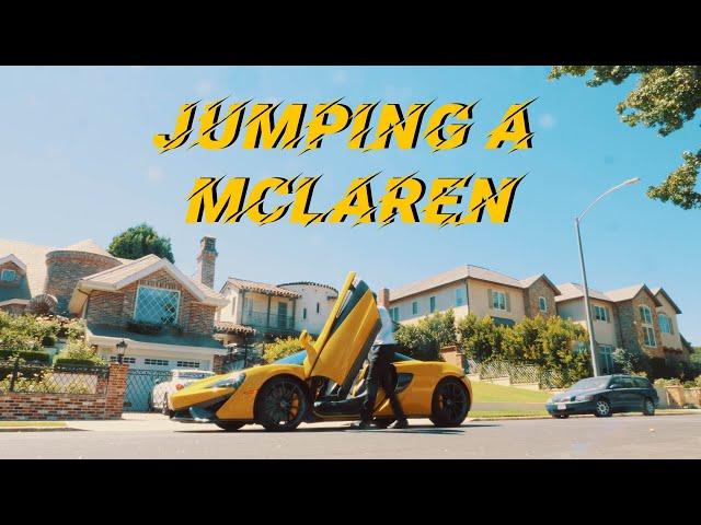 Jumping a McLaren