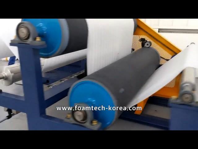 PE Foam Sheet Extrusion Line Korea