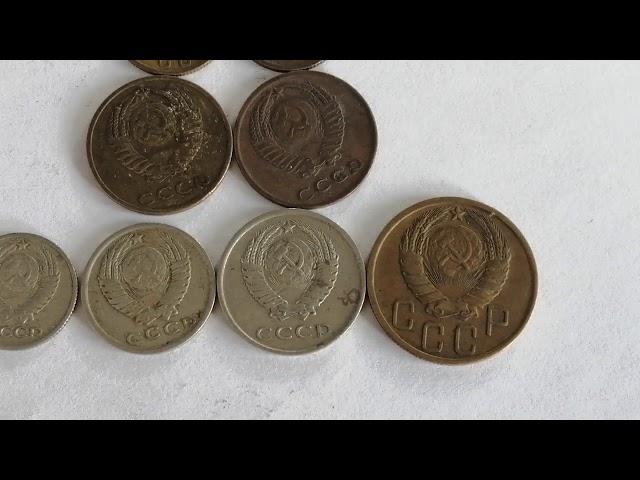 . 1750$ CCCP - COIN VALUE :RUSSIA, URSS 1,2,3,5,10,15,20, KOPEKS.... .. .. . , .. . .. .. . . . . .