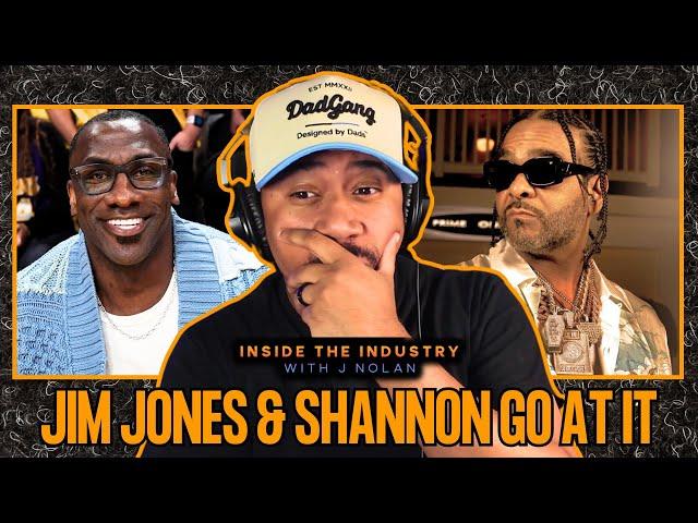 Jim Jones HEATED Debate With Shannon Sharpe About Nas: Jim DOUBLES DOWN