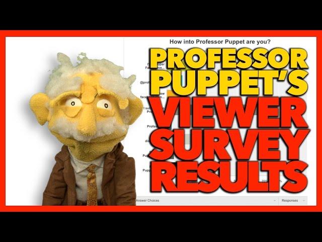 The Professor Puppet Poll - Survey Results!